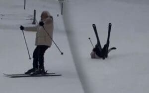 Ric Flair Shares Hilarious Video of Skiing Wipe Out Ric Flair Shares Hilarious Video of Skiing Wipe Out
