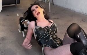 Saraya's Dog Tries to Drag Her Out of Photo Shoot in Amusing Video
