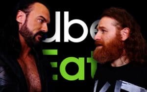 Drew McIntyre’s Savage Uber Eats Meme Escalates Feud with Sami Zayn