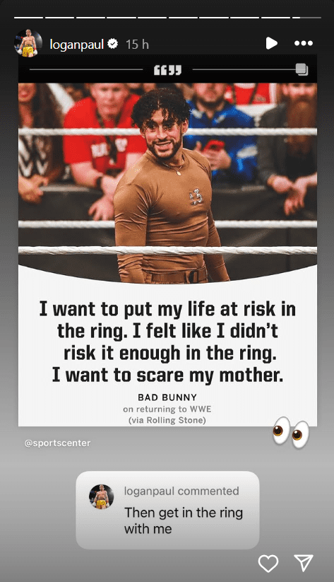 Logan Paul Calls Out Bad Bunny