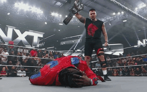 Oba Femi Blindsided During Title Celebration on 1/14 WWE NXT