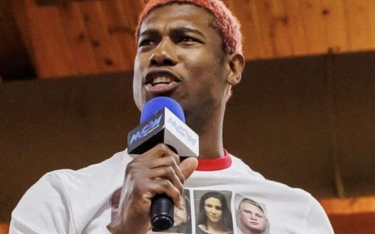 Velveteen Dream Sparks Controversy with ‘Guilty by Association’ Mugshot Shirt