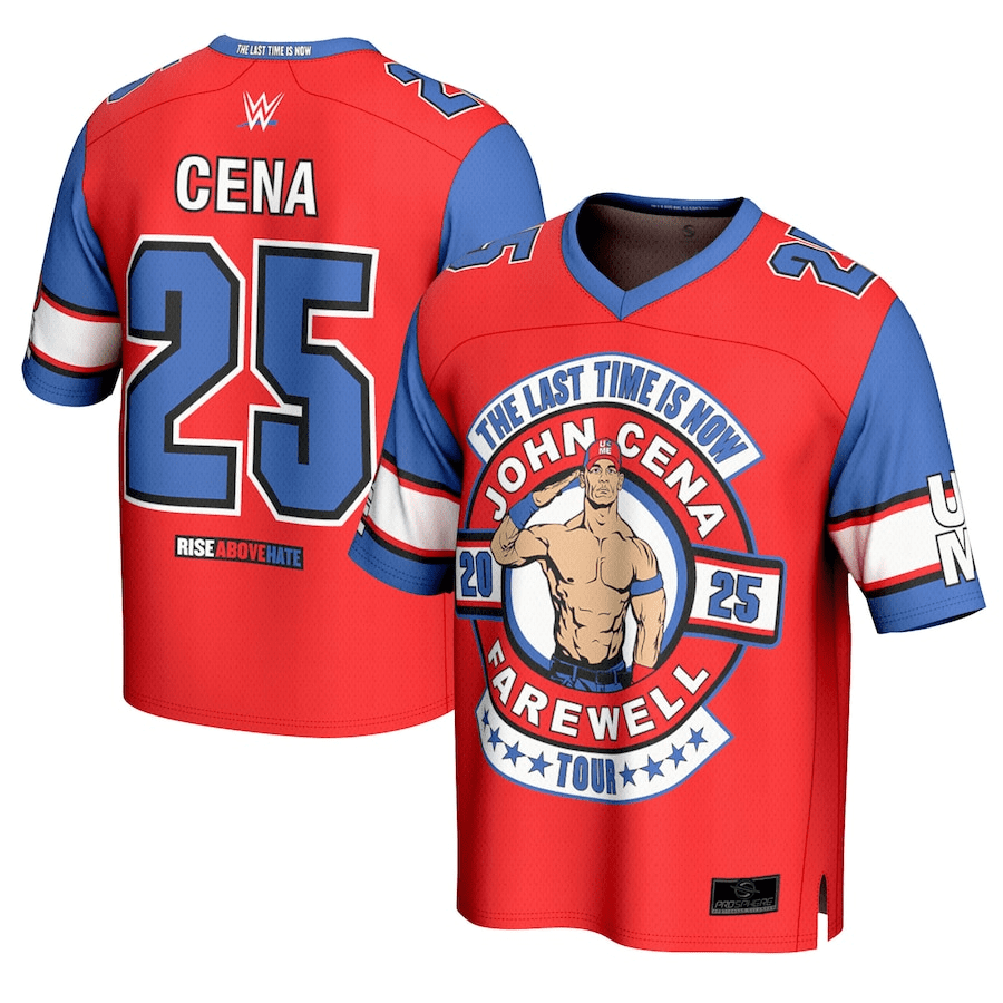 WWE Commemorates John Cena’s Final Year with Royal Rumble 2025 Jersey