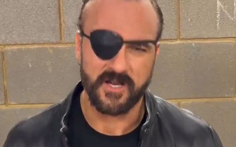 Drew McIntyre Spotted for the First Time Wearing Eye Patch After SmackDown Attack