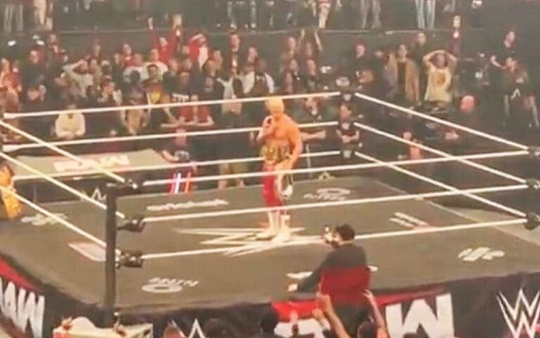 What Happened After WWE RAW Went Off the Air with Cody Rhodes in Brussels