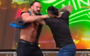 Drew McIntyre and Damian Priest Brawl During WrestleMania 41 Kickoff Show