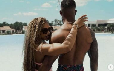 Montez Ford Says “Happy Cake Day” with a Handful in Bianca Belair Birthday Post