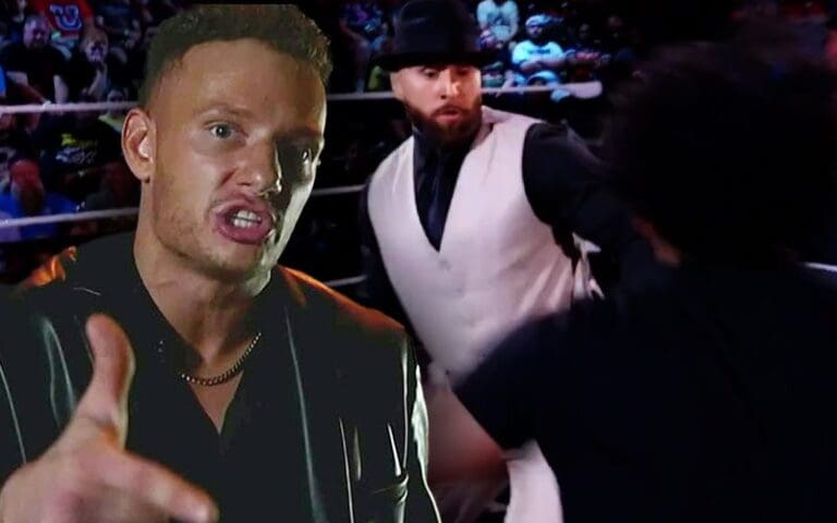 Stacks Sends Message From Afar as Security Attacks Tony D’Angelo on NXT