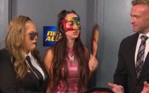 Chelsea Green Rocks Bedazzled Face Mask After Broken Nose on WWE SmackDown