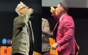 John Cena Eats Crickets Onstage with James Gunn at CCXP Mexico