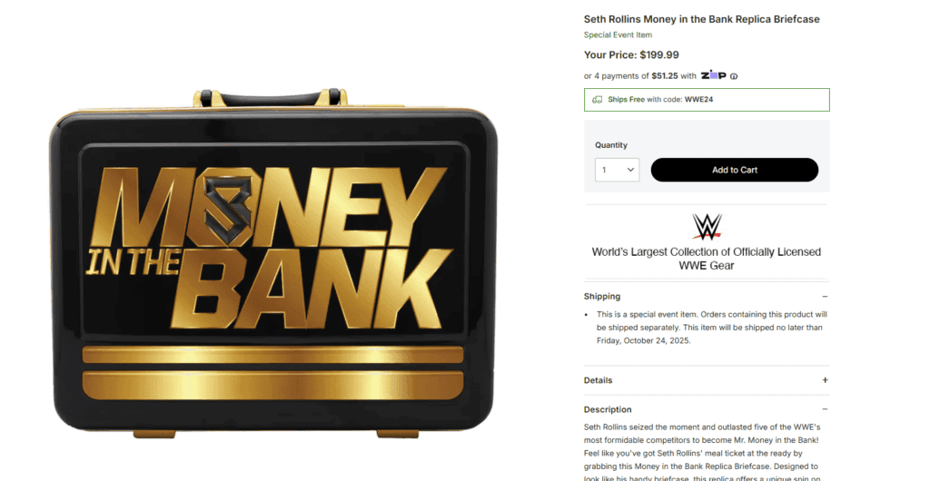 Seth Rollins Unveils New Money in the Bank Briefcase During 6/30 WWE RAW