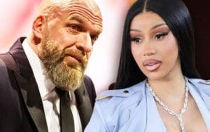 Cardi B Hints to Triple H That She’s Ready to Step in the Ring
