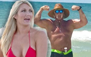 Brooke Hogan Visits the Beach to Celebrate Hulk Hogan’s Life With Her Children