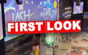 First Look at WWE Clash in Paris Stage Setup at París La Défense Arena