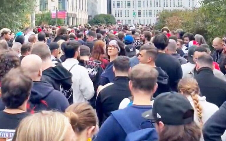 Insane Line of Fans Stretches Over a Mile for WWE Clash in Paris