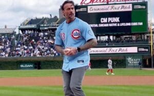 CM Punk Throws First Pitch at Chicago Bears Game Ahead of WWE SmackDown