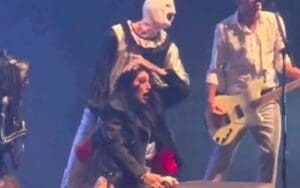 Rhea Ripley Gets Attacked By Art the Clown at Silver Scream Con