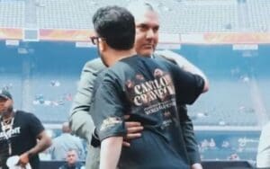 Turki Alalshikh and WWE President Nick Khan Spotted Embracing at Ringside During Canelo vs. Crawford Fight