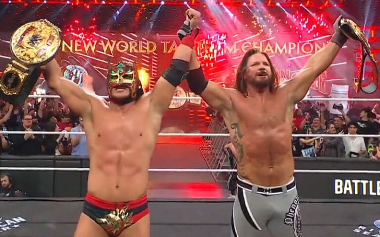 AJ Styles & Dragon Lee Win Tag Team Titles During 10/20 WWE RAW
