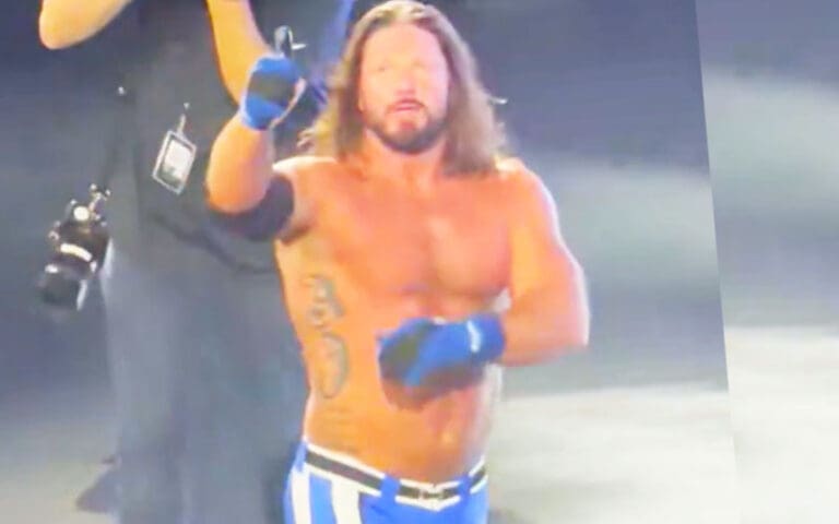 AJ Styles Doubles Down on Retirement During WWE Live Event