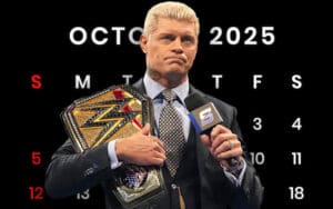 Cody Rhodes Reveals October 2025 WWE Schedule