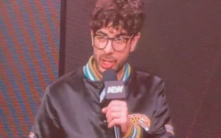 Footage Surfaces of Tony Khan Addressing AEW Crowd After Kota Ibushi Injury