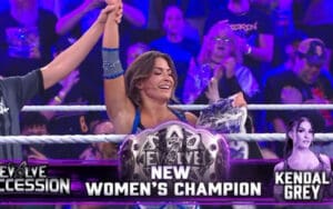 Kendal Grey Wins WWE Evolve Women’s Title at Succession Special