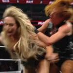 Maxxine Dupri Gets Cracked With WWE Title Belt by Becky Lynch in Dirty RAW Finish