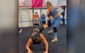 Maxxine Dupri Unleashes Kurt Angle’s Ankle Lock During Dungeon Training Ahead of Becky Lynch Match