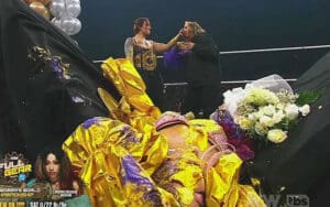 Mercedes Moné’s 12 Belts Celebration Ends in Chaos After Surprise Table Attack on AEW Dynamite