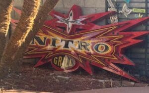 Original WCW Nitro Sign Resurfaces In Unexpected Location