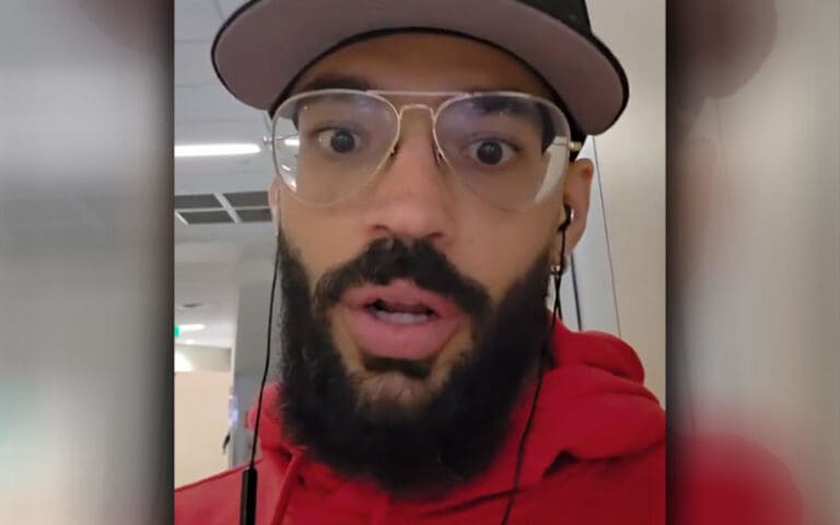 Ricochet Trashes Dallas Cowboys in Savage Airport Video