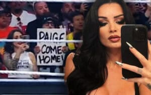 Saraya Reacts to WWE Fan Sign Asking Paige to Come Home