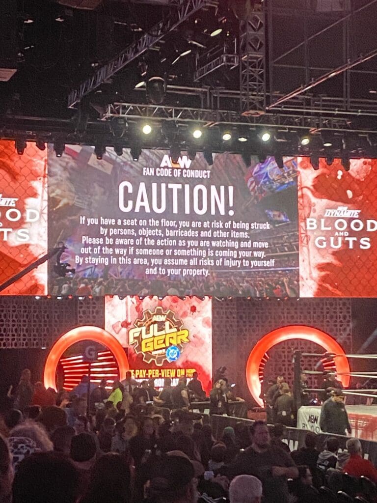 AEW Dynamite Crowd Gets Graphic Warning Ahead of Blood and Guts Event