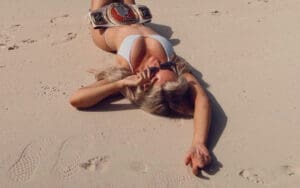 Blake Monroe Taunts Sol Ruca With Bikini Photo and NXT Title in Hand
