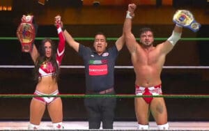 Chelsea Green & Ethan Page Capture AAA Mixed Tag Titles