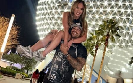 Damian Priest & Lola Vice Drop Adorable Couple Photo From Disney Epcot