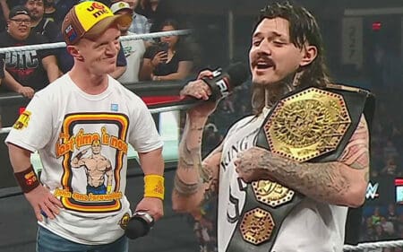 Dominik Mysterio Trolls WWE Universe With Mini John Cena During 11/24 RAW Dominik Mysterio Trolls WWE Universe With Mini John Cena During 11/24 RAW