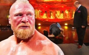 Fans Clown Brock Lesnar After Embarrassing Fall on WWE RAW