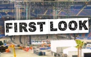 First Look at WWE Survivor Series Stage Construction Inside Petco Park