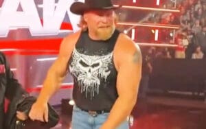 Footage Shows Brock Lesnar Laughing Off Embarrassing Fall During WWE RAW
