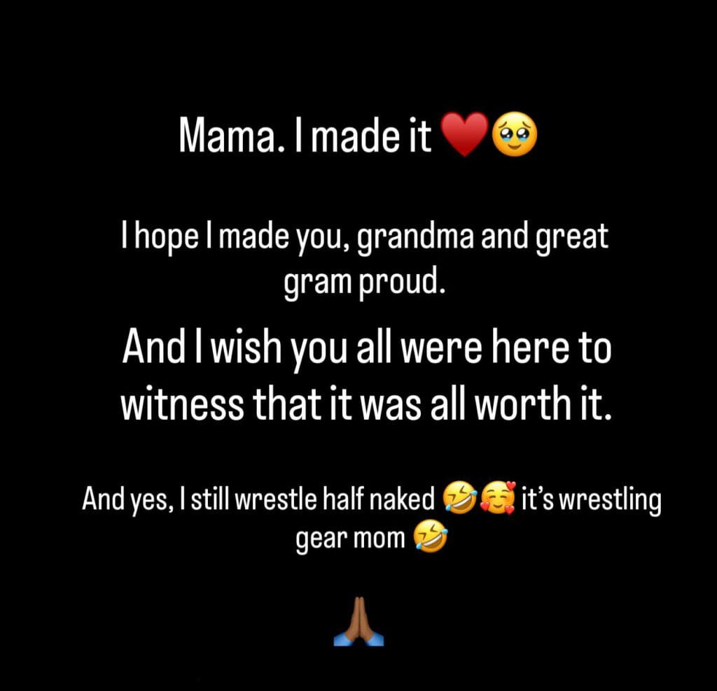 Jade Cargill Pays Tribute to Mom, Grandma & Great-Grandma After WWE Championship Win
