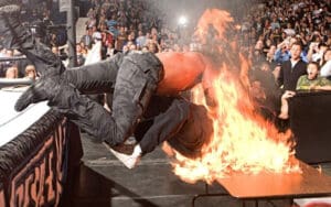 Mick Foley Explains Why Going Through a Flaming Table at WrestleMania Didn’t Hurt