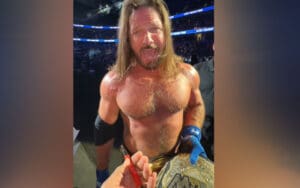 AJ Styles Refuses to Sign AEW Replica Title at WWE Live Event