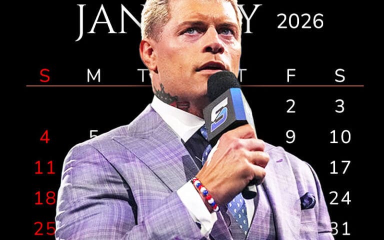 Cody Rhodes Reveals Insanely Packed WWE Schedule for January 2026