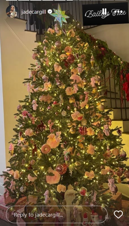 Jade Cargill Flexes Big With Insanely Loaded Three Christmas Tree Setup