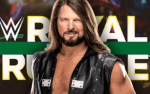 AJ Styles Picked Royal Rumble As His Retirement Match Months Ago