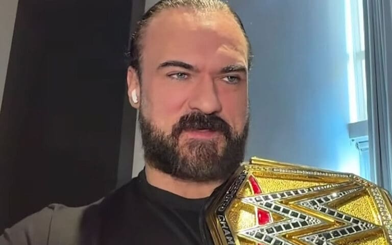 Drew McIntyre Says Winning WWE Title in Front of Fans Was “Unbelievable” and Yes, He Slept With It
