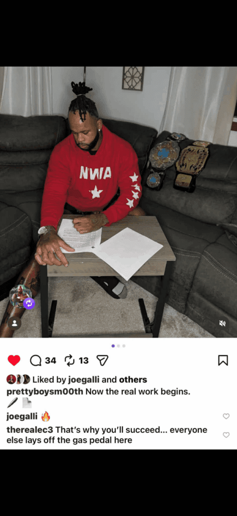 EC3 Shades NWA After Star Shares Post About Signing Their New Contract