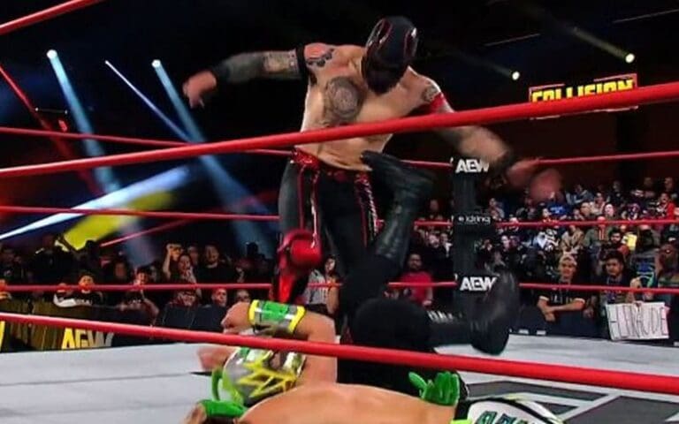 El Clon Wins AEW Debut Match But Blindsides Angelico With Post-Match Attack